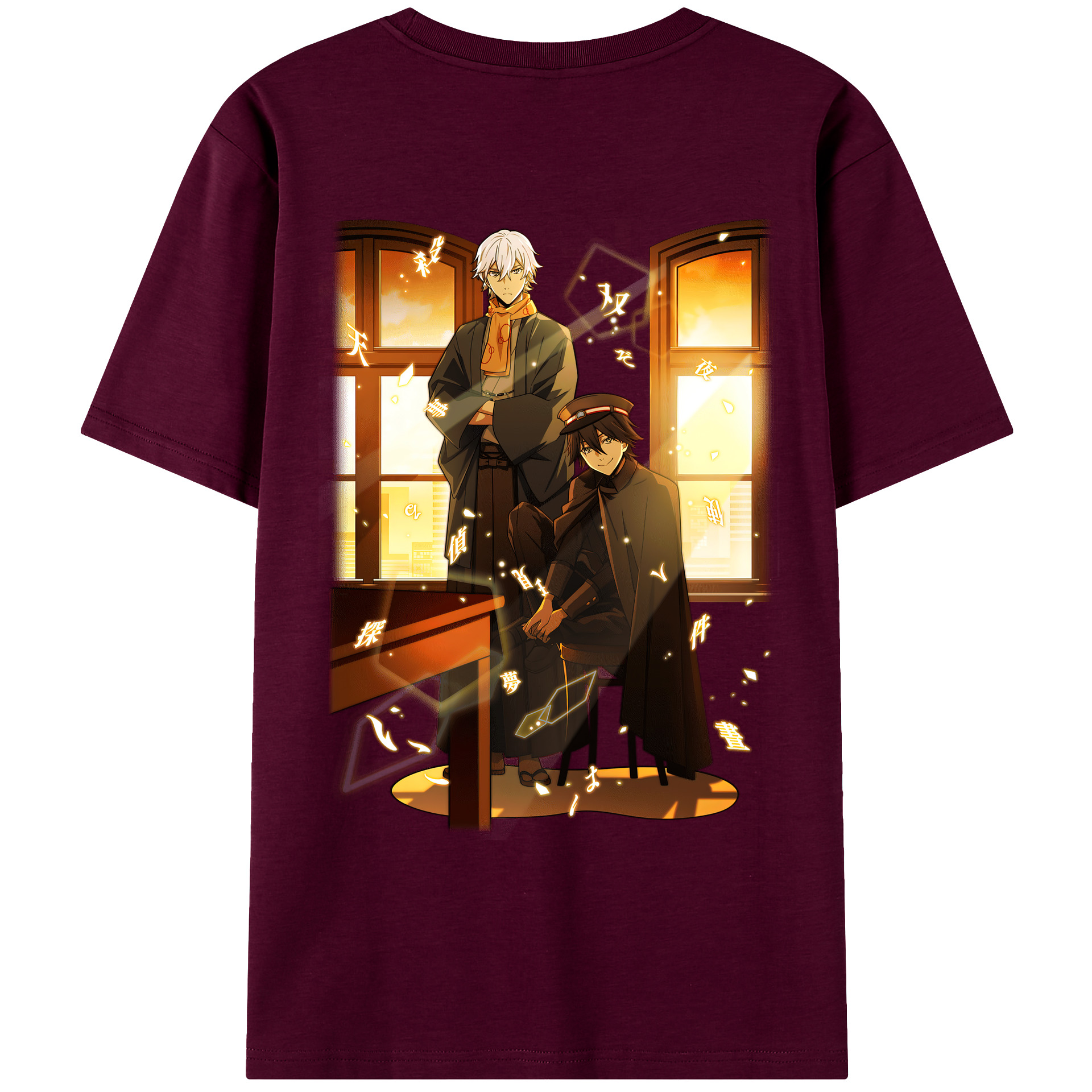 （画像用） 文豪ストレイドッグス Bungo Stray Dogs レディース半袖Tシャツ(バックプリント)